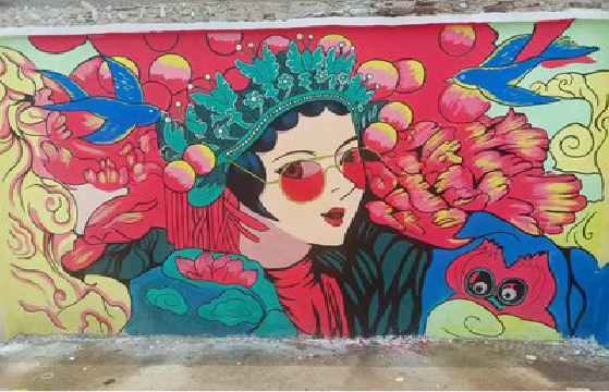 都安墙体彩绘-网红墙