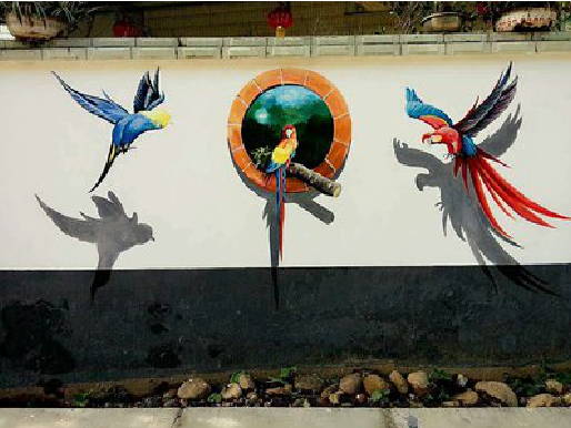 都安视觉错位-3D墙绘设计