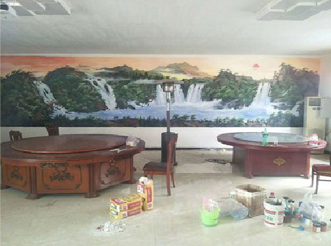 都安墙绘-写实风景