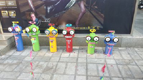 都安商业区彩绘