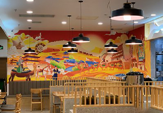 都安商业空间彩绘介绍。