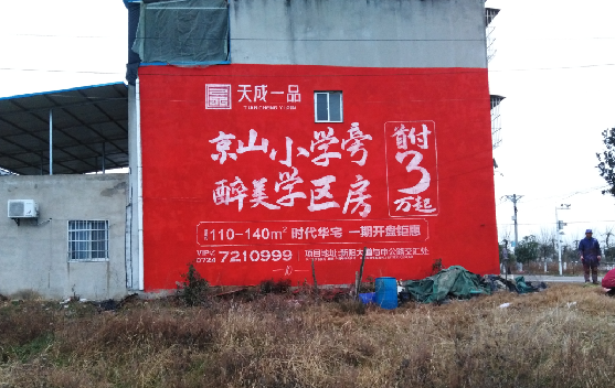 都安墙体彩绘宣传效果如何？