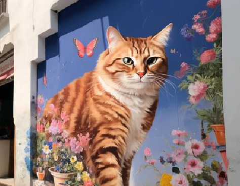 都安自己绘制有个性的手绘墙