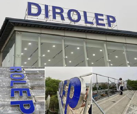 都安楼顶发光字安装的注意事项。